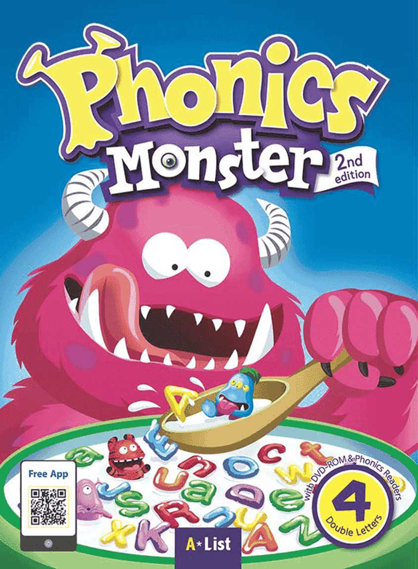 Phonics Monster 1-4 第一版与第二版 学生用书+ 视频+音频+教学PPT
