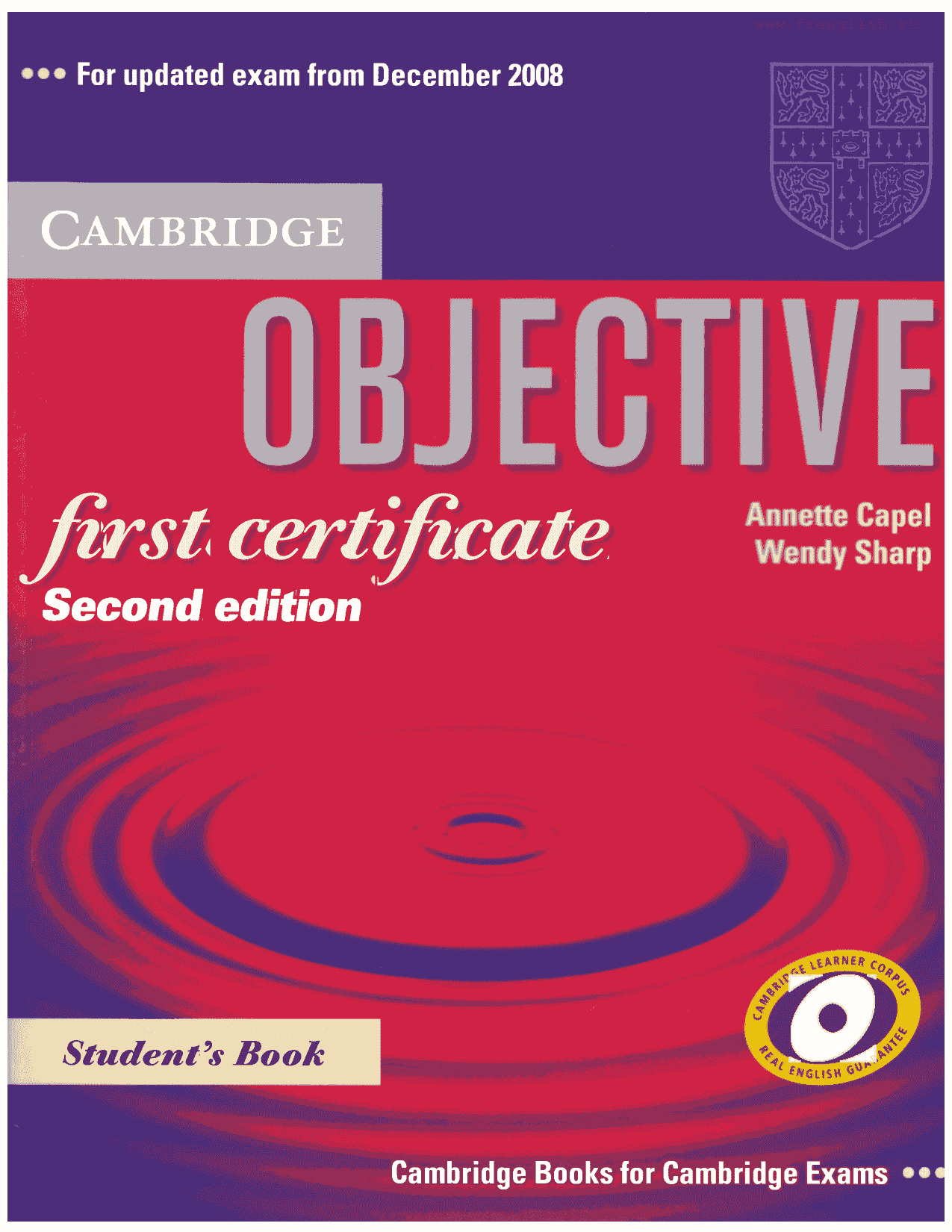 Cambridge Objective FCE 学生书+教师书+练习册+音频