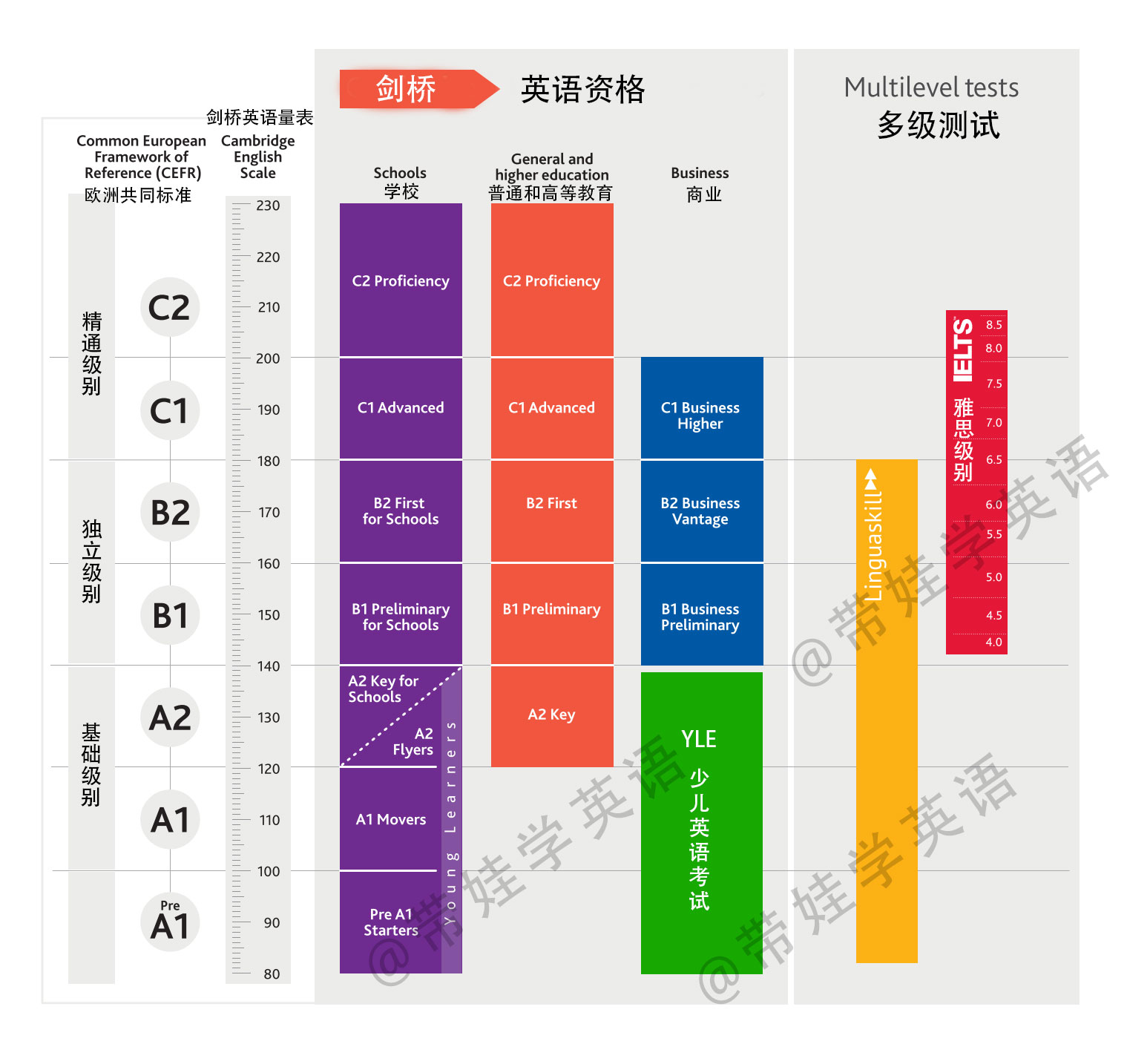 所有家长的烦恼：我的娃应该怎样学习英语？怎样规划学习路线？科普①：各种英语等级考试