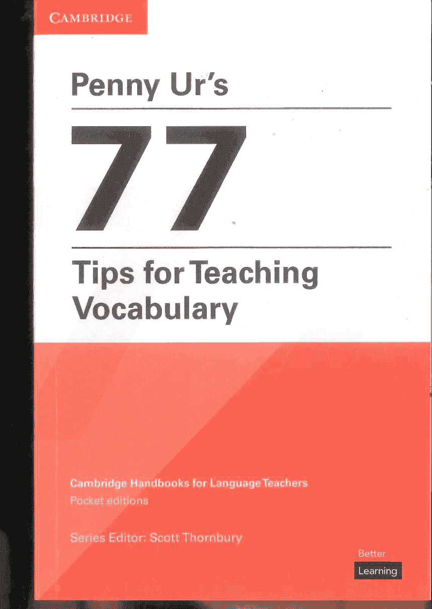 77 Tips for Teaching Vocabulary